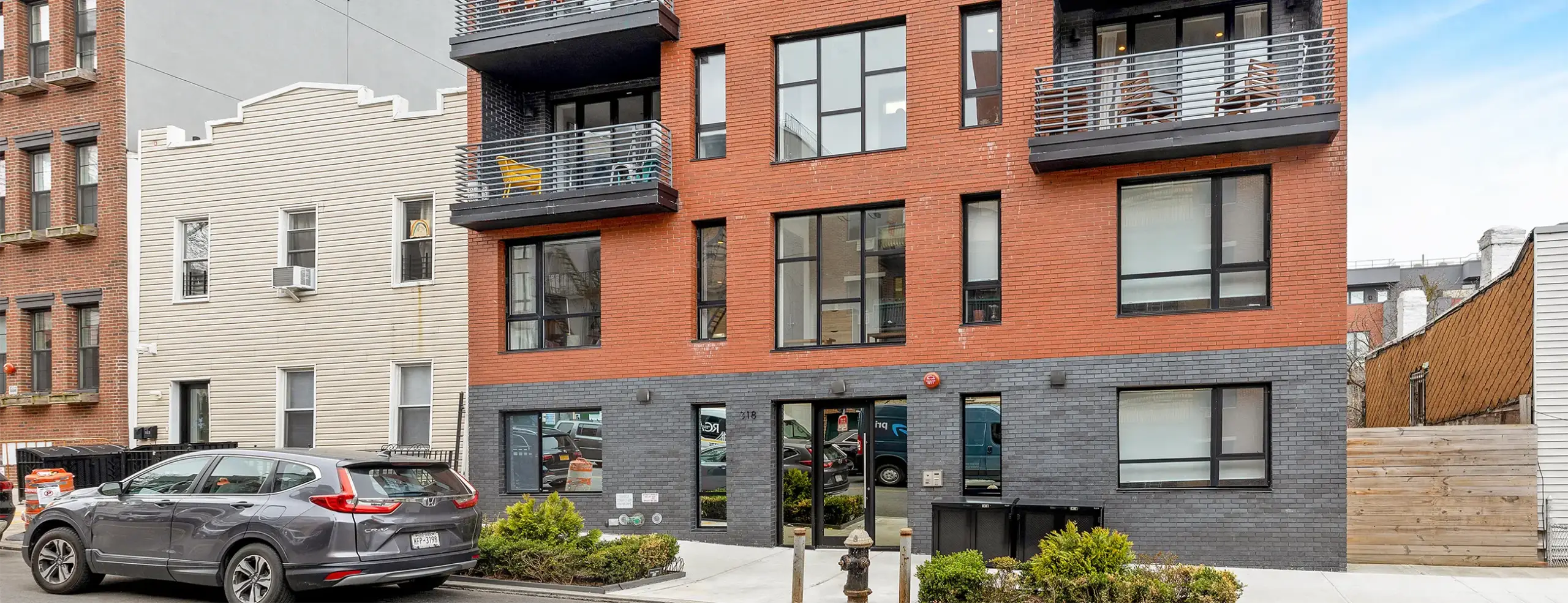 Brick building exterior