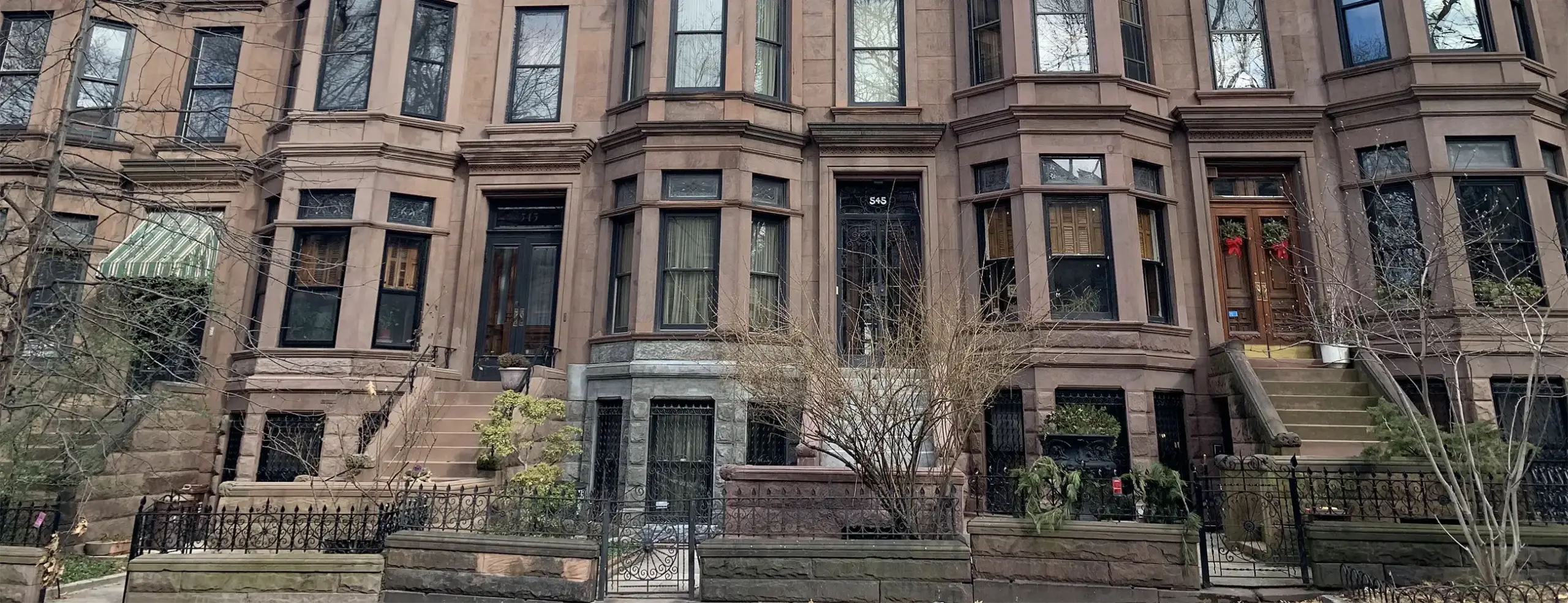 Row of brownstones