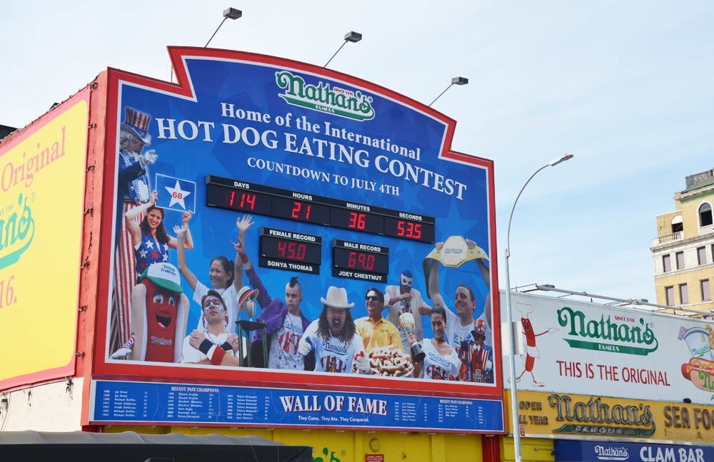 Nathans Hot Dog Contest