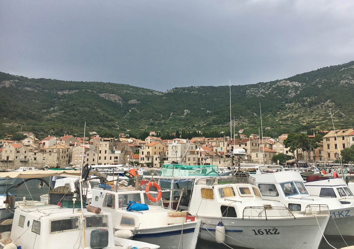 Boats Coastline Komiza