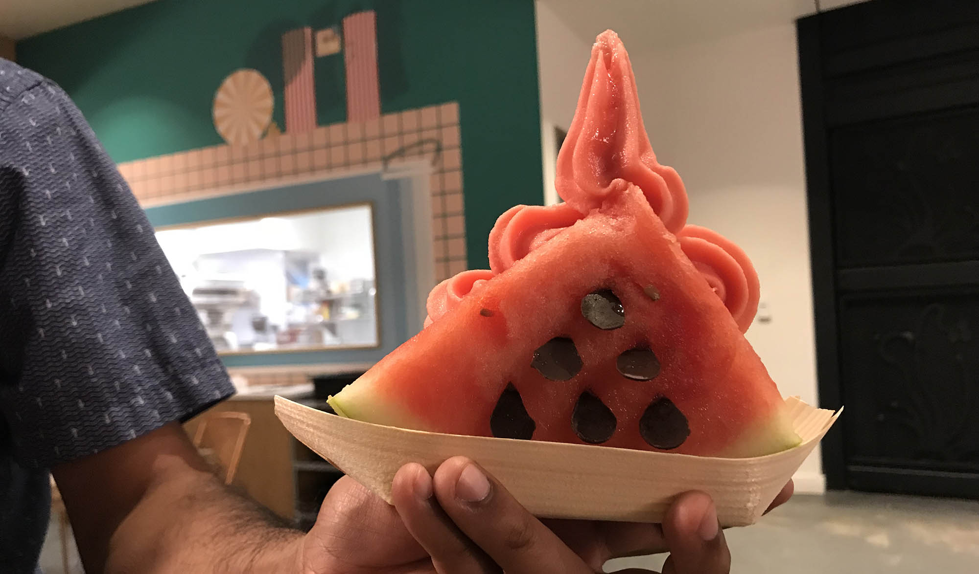 Watermelon Ice Cream Sandwich