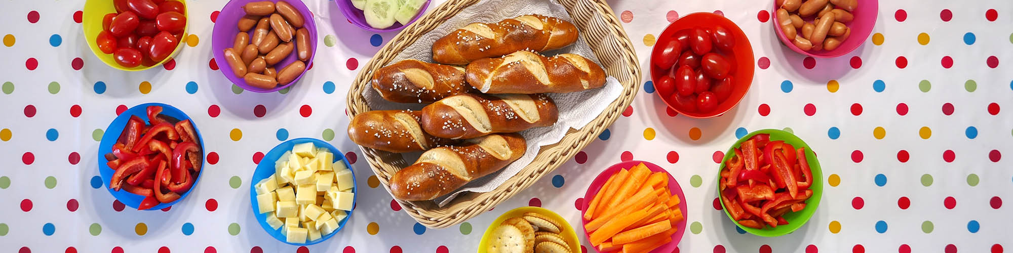 Table with Snack Foods