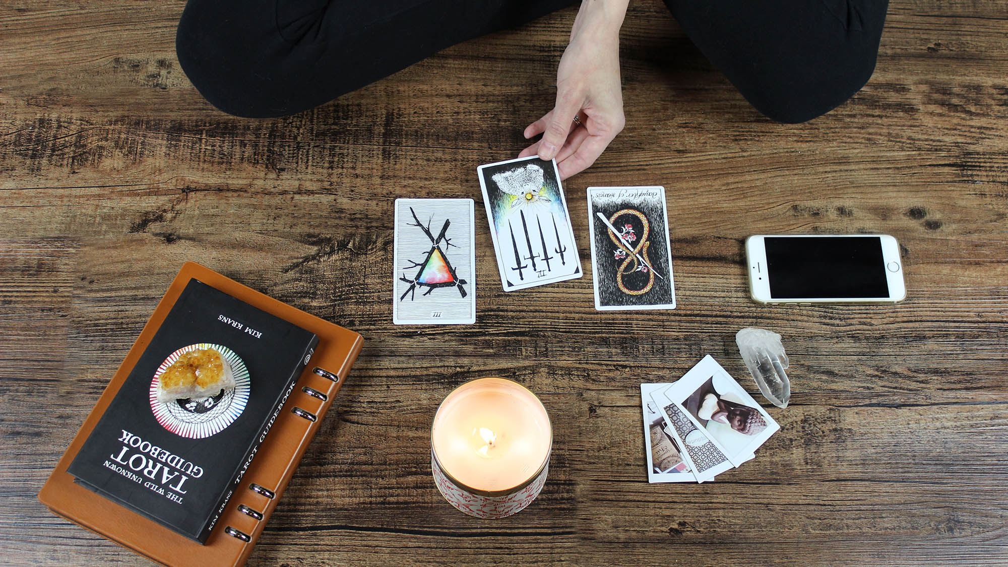 Tarot Cards and Candle