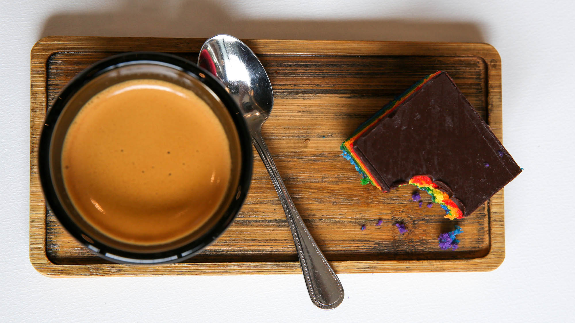 Rainbow Cake and Tea