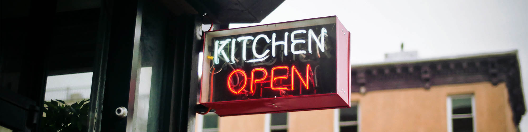 Neon Kitchen Open Sign