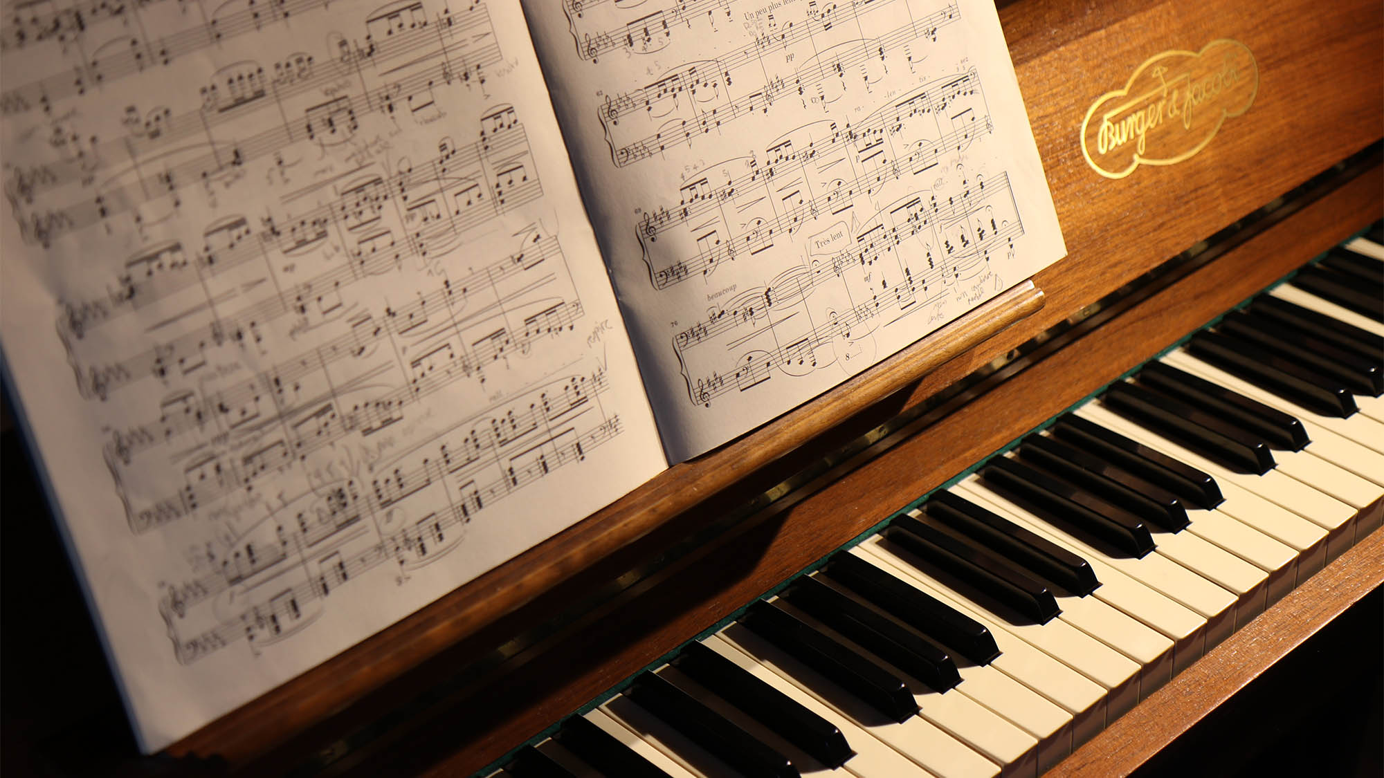 Piano with Sheet Music