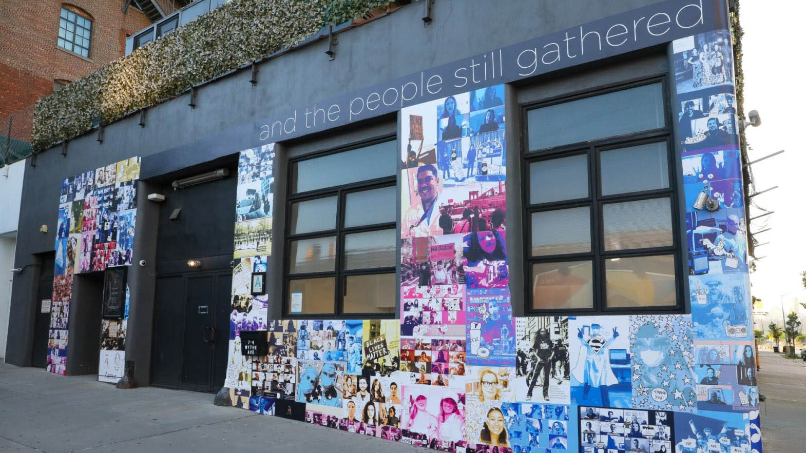 Portrait Mural on Brooklyn Storefront