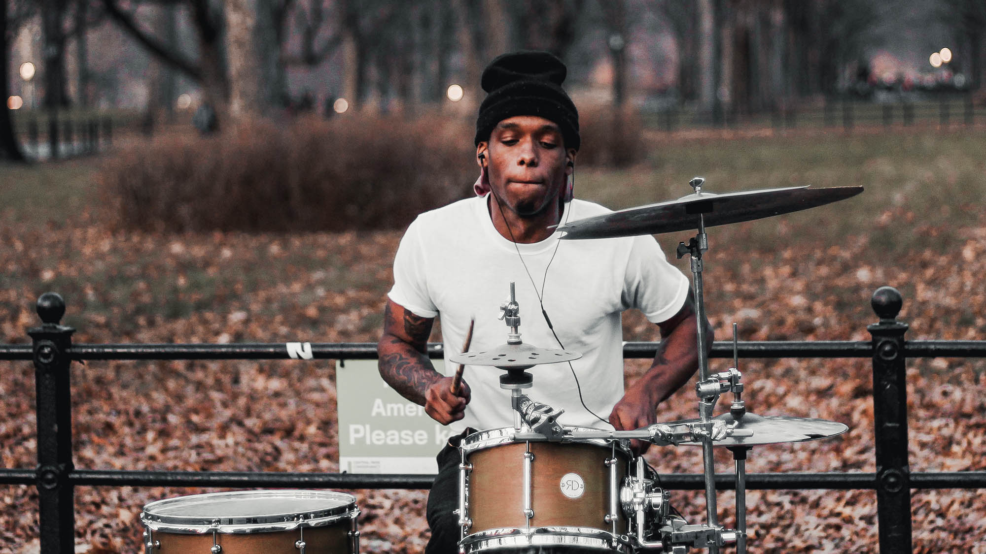 Drummer in Central Park