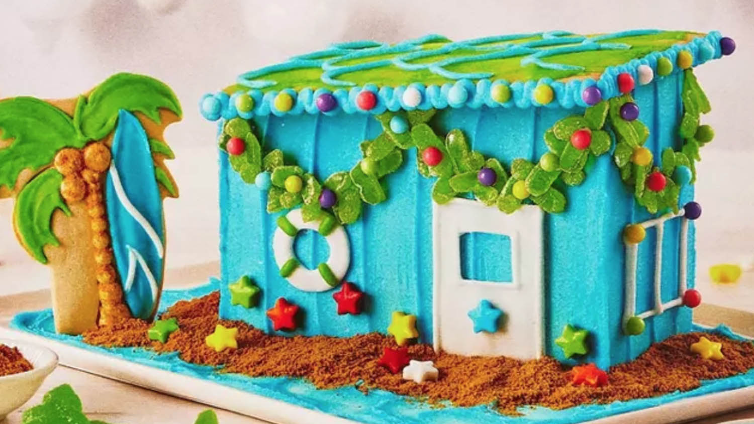 Gingerbread beach house