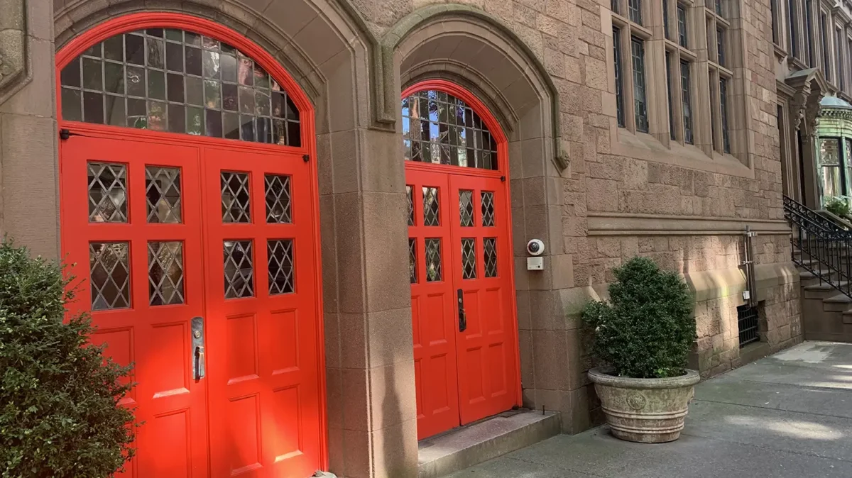 Carriage house facade